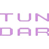 Dual Climate Control Radio "TUNDRA" Letter Inserts Fits 2014-2021 Toyota Tundra Dual Climate Lavender Purple