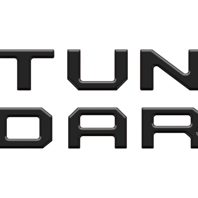Single Climate Control Radio Letter Inserts Fits 2014-2020 Toyota Tundra Single Climate Matte Black