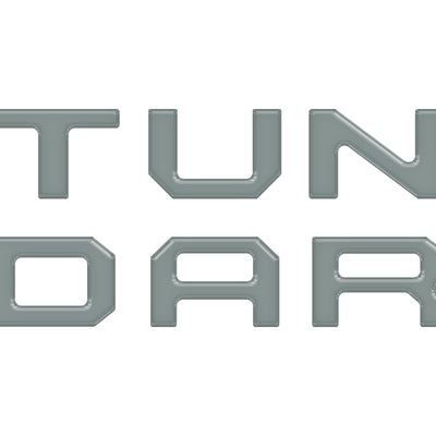 Single Climate Control Radio Letter Inserts Fits 2014-2020 Toyota Tundra Single Climate *OE Color - Lunar Rock