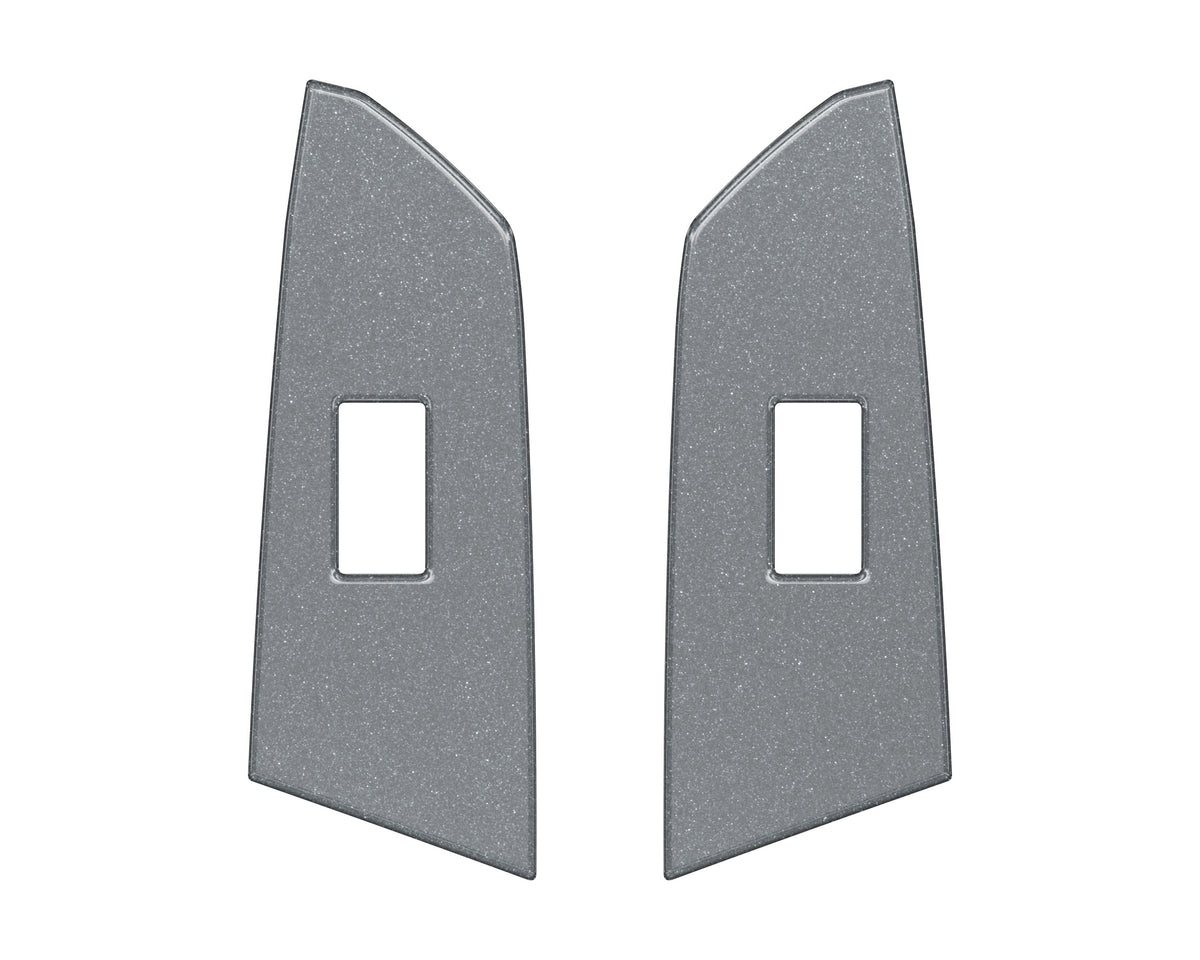 Crewmax Rear Door Switch Panel Accent Trim Fits 2014-2021 Toyota Tundra Rear Doors (CrewMax) *OE Color - Magnetic Gray Metallic