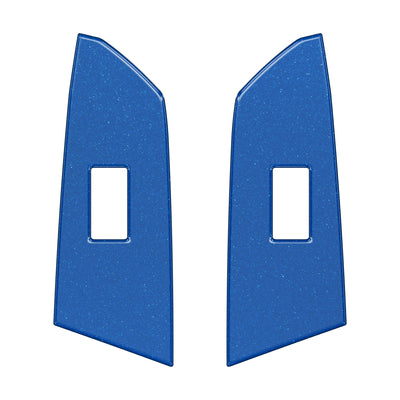 Crewmax Rear Door Switch Panel Accent Trim Fits 2014-2021 Toyota Tundra Rear Doors (CrewMax) *OE Color - Blazing Blue