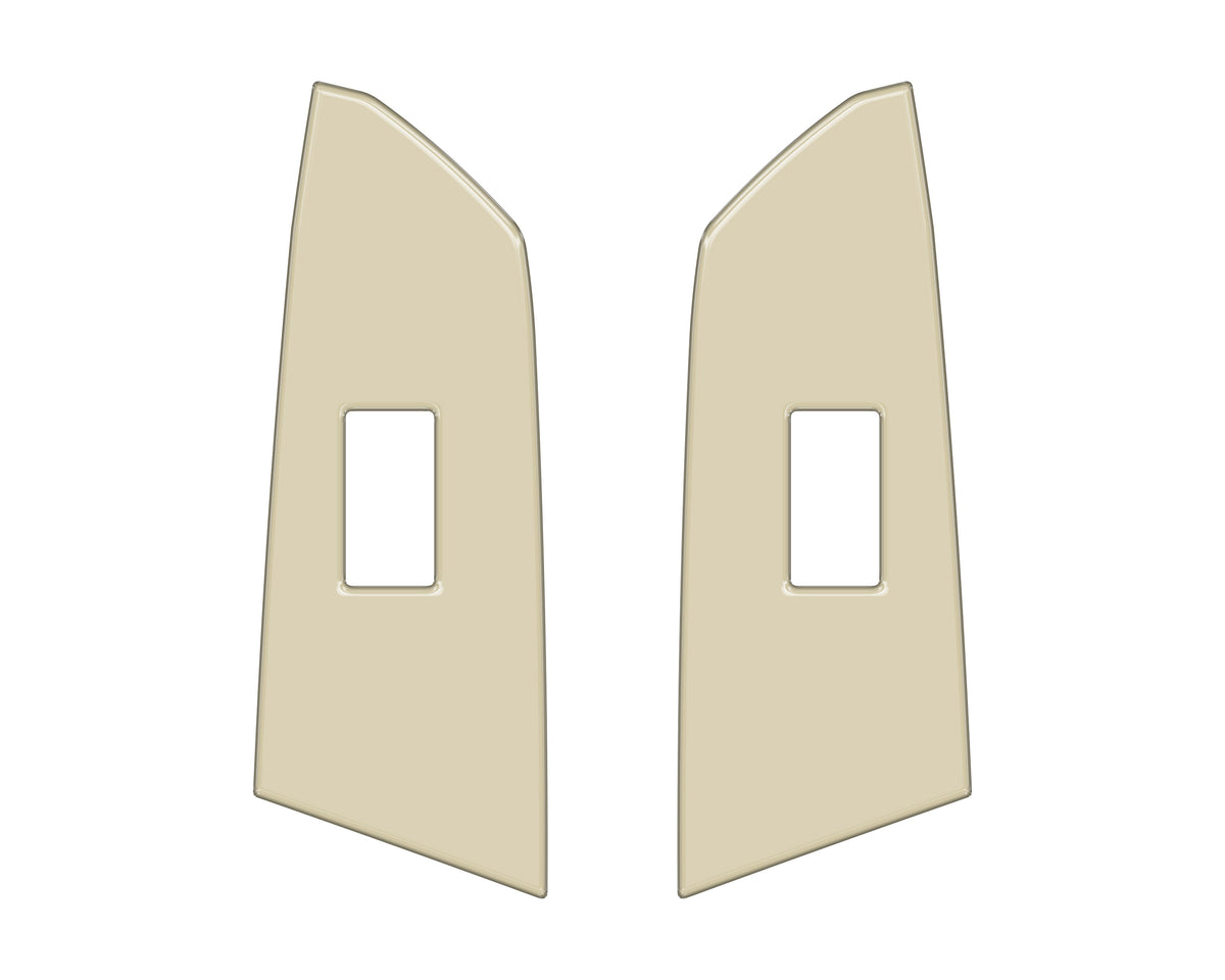 Crewmax Rear Door Switch Panel Accent Trim Fits 2014-2021 Toyota Tundra Rear Doors (CrewMax) *OE Color - Quicksand Tan