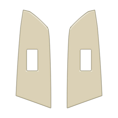 Crewmax Rear Door Switch Panel Accent Trim Fits 2014-2021 Toyota Tundra Rear Doors (CrewMax) *OE Color - Quicksand Tan