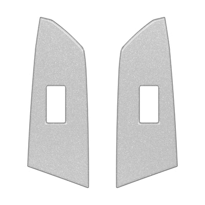 Crewmax Rear Door Switch Panel Accent Trim Fits 2014-2021 Toyota Tundra Rear Doors (CrewMax) *OE Color - Silver Sky Metallic