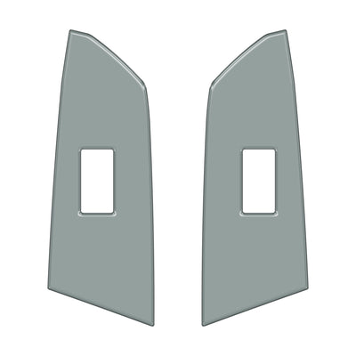 Crewmax Rear Door Switch Panel Accent Trim Fits 2014-2021 Toyota Tundra Rear Doors (CrewMax) *OE Color - Lunar Rock