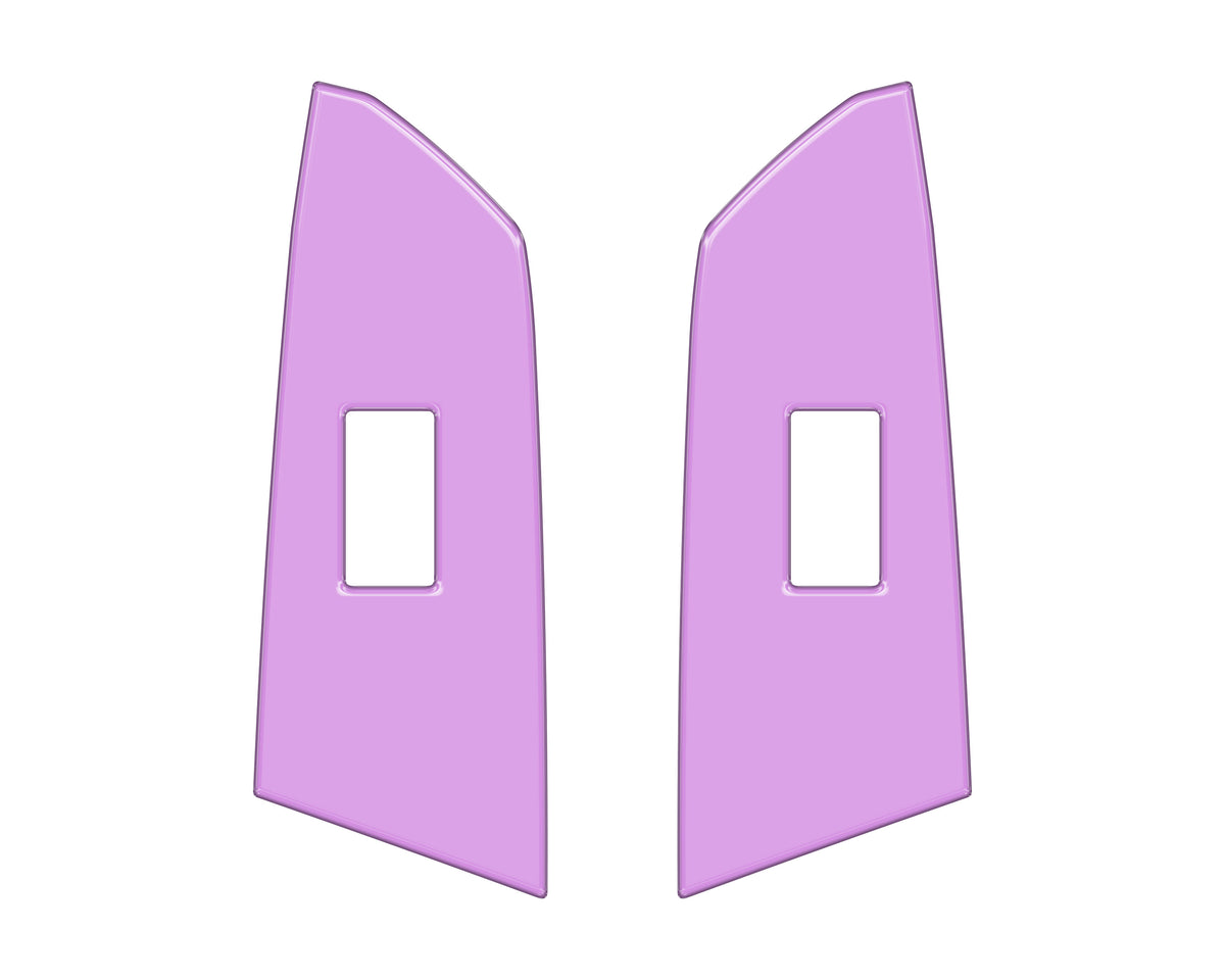 Crewmax Rear Door Switch Panel Accent Trim Fits 2014-2021 Toyota Tundra Rear Doors (CrewMax) Lavender Purple