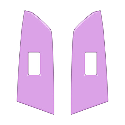 Crewmax Rear Door Switch Panel Accent Trim Fits 2014-2021 Toyota Tundra Rear Doors (CrewMax) Lavender Purple