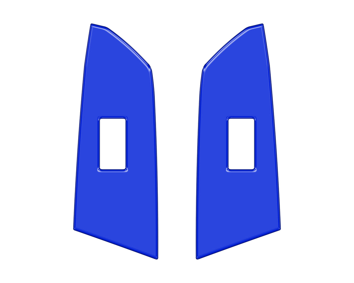 Crewmax Rear Door Switch Panel Accent Trim Fits 2014-2021 Toyota Tundra Rear Doors (CrewMax) *OE Color - Voodoo Blue