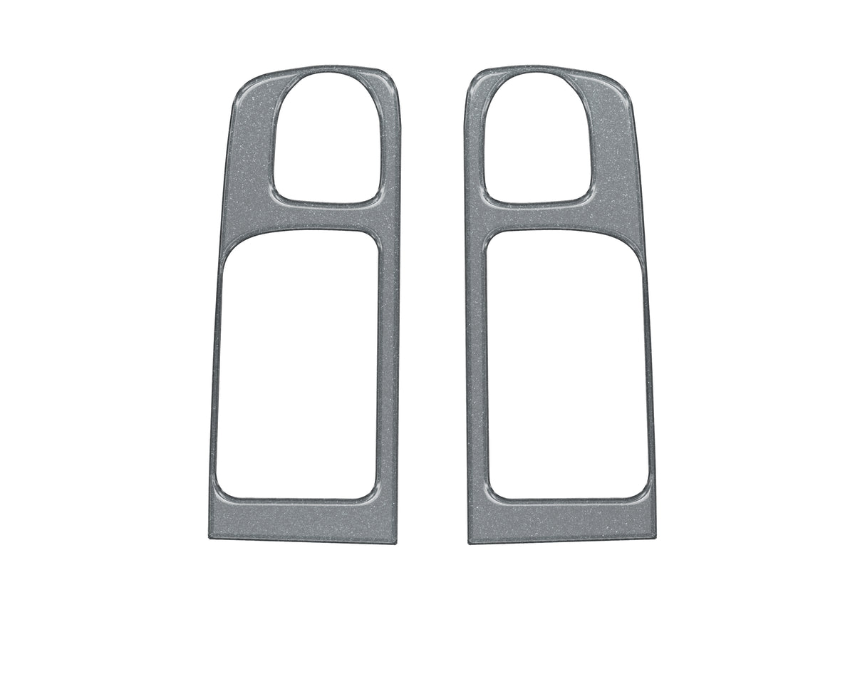 Crewmax Rear Door Pull Panel Accent Trim Fits 2014-2021 Toyota Tundra Rear Doors (CrewMax) *OE Color - Magnetic Gray Metallic