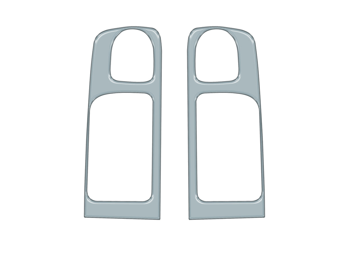 Crewmax Rear Door Pull Panel Accent Trim Fits 2014-2021 Toyota Tundra Rear Doors (CrewMax) *OE Color - Cement Gray