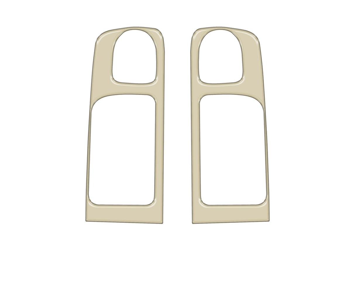 Crewmax Rear Door Pull Panel Accent Trim Fits 2014-2021 Toyota Tundra Rear Doors (CrewMax) *OE Color - Quicksand Tan