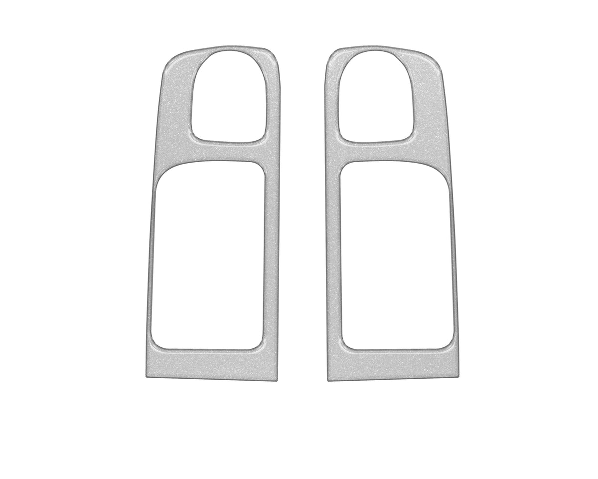 Crewmax Rear Door Pull Panel Accent Trim Fits 2014-2021 Toyota Tundra Rear Doors (CrewMax) *OE Color - Silver Sky Metallic