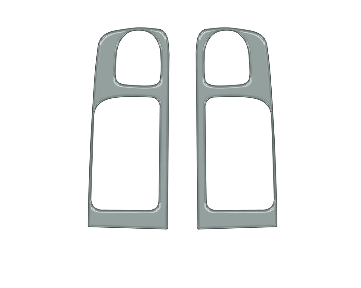 Crewmax Rear Door Pull Panel Accent Trim Fits 2014-2021 Toyota Tundra Rear Doors (CrewMax) *OE Color - Lunar Rock