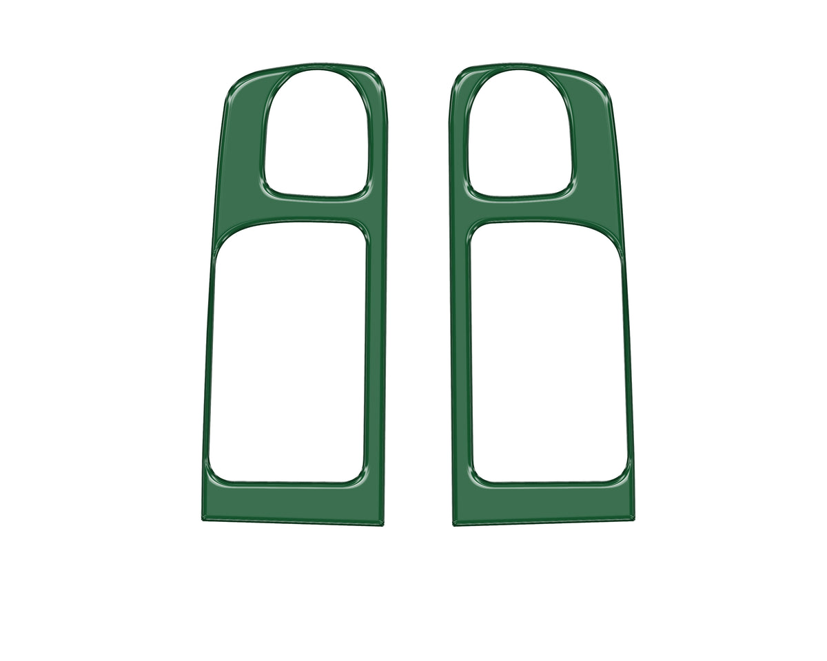 Crewmax Rear Door Pull Panel Accent Trim Fits 2014-2021 Toyota Tundra Rear Doors (CrewMax) *OE Color - Army Green