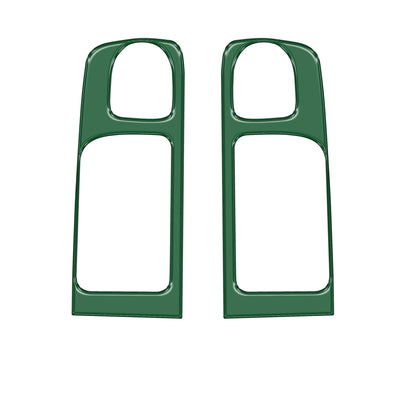 Crewmax Rear Door Pull Panel Accent Trim Fits 2014-2021 Toyota Tundra Rear Doors (CrewMax) *OE Color - Army Green