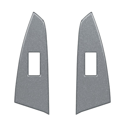 D-Cab Rear Door Switch Panel Accent Trim Fits 2014-2021 Toyota Tundra Rear Doors (D-Cab) *OE Color - Magnetic Gray Metallic