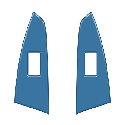 D-Cab Rear Door Switch Panel Accent Trim Fits 2014-2021 Toyota Tundra Rear Doors (D-Cab) *OE Color - Cavalry Blue