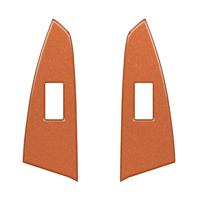 D-Cab Rear Door Switch Panel Accent Trim Fits 2014-2021 Toyota Tundra Rear Doors (D-Cab) Inferno (Similar to EXTERIOR Inferno Orange)