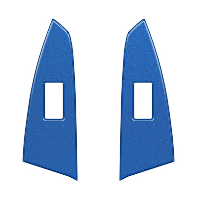 D-Cab Rear Door Switch Panel Accent Trim Fits 2014-2021 Toyota Tundra Rear Doors (D-Cab) *OE Color - Blazing Blue