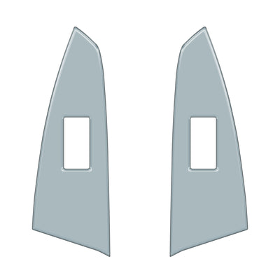 D-Cab Rear Door Switch Panel Accent Trim Fits 2014-2021 Toyota Tundra Rear Doors (D-Cab) *OE Color - Cement Gray