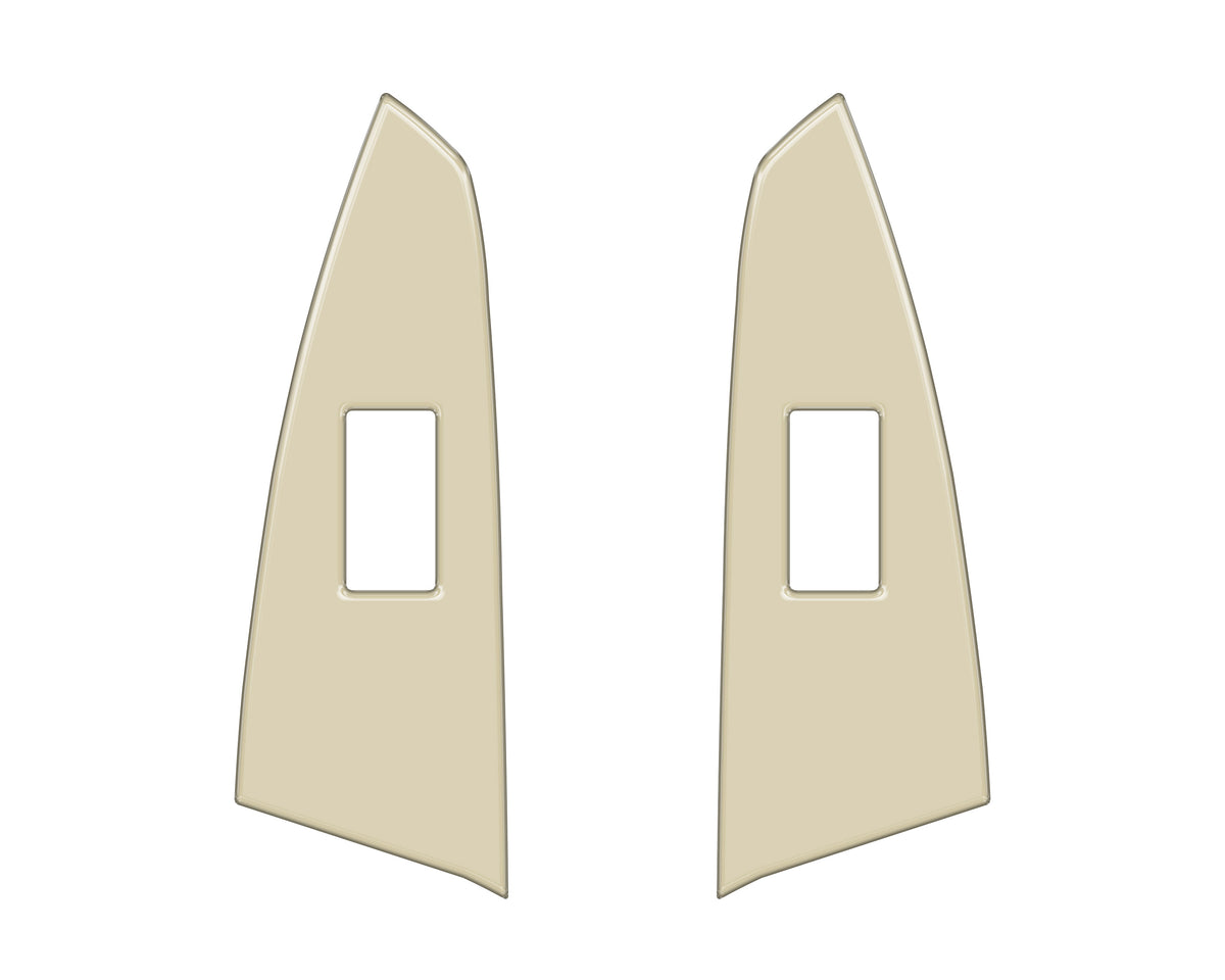 D-Cab Rear Door Switch Panel Accent Trim Fits 2014-2021 Toyota Tundra Rear Doors (D-Cab) *OE Color - Quicksand Tan