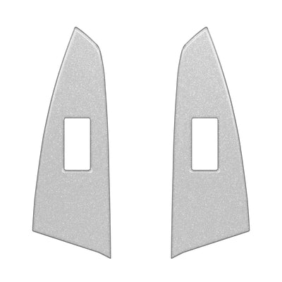 D-Cab Rear Door Switch Panel Accent Trim Fits 2014-2021 Toyota Tundra Rear Doors (D-Cab) *OE Color - Silver Sky Metallic