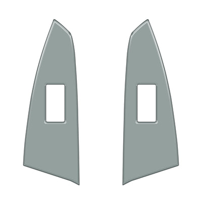 D-Cab Rear Door Switch Panel Accent Trim Fits 2014-2021 Toyota Tundra Rear Doors (D-Cab) *OE Color - Lunar Rock