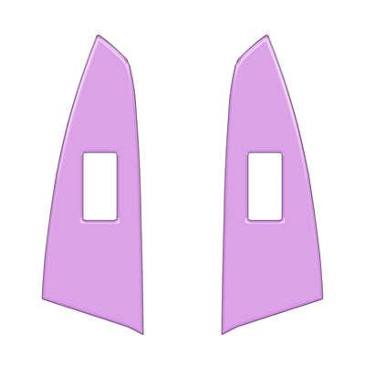 D-Cab Rear Door Switch Panel Accent Trim Fits 2014-2021 Toyota Tundra Rear Doors (D-Cab) Lavender Purple