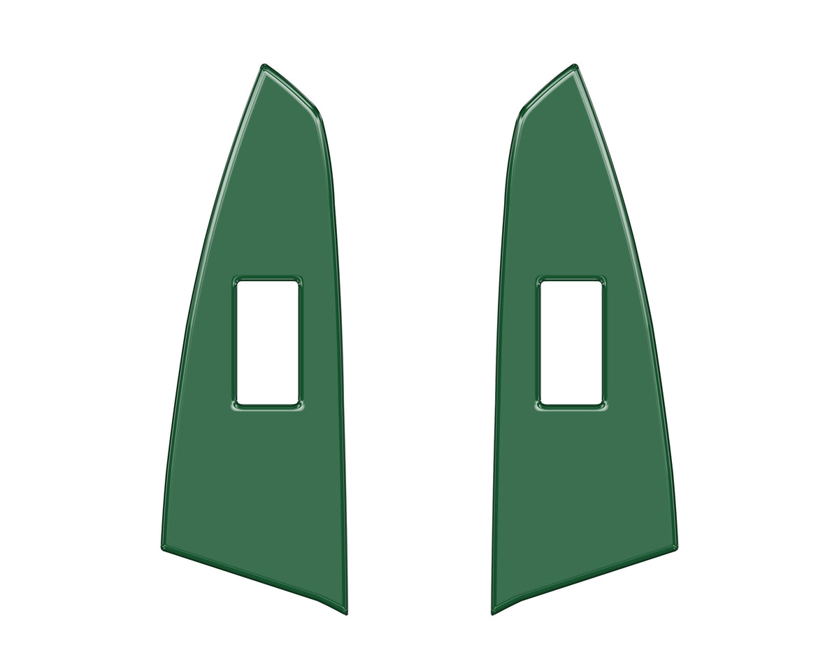 D-Cab Rear Door Switch Panel Accent Trim Fits 2014-2021 Toyota Tundra Rear Doors (D-Cab) *OE Color - Army Green
