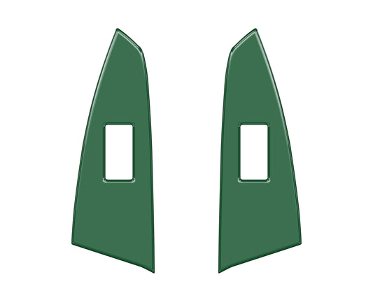 D-Cab Rear Door Switch Panel Accent Trim Fits 2014-2021 Toyota Tundra Rear Doors (D-Cab) *OE Color - Army Green