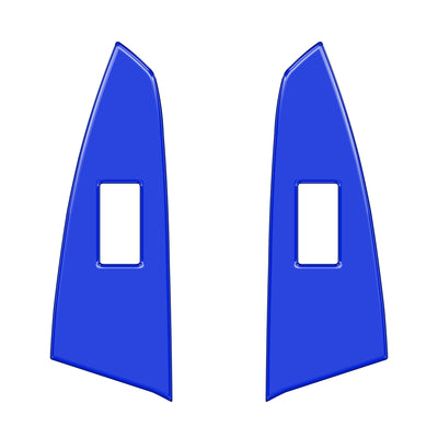 D-Cab Rear Door Switch Panel Accent Trim Fits 2014-2021 Toyota Tundra Rear Doors (D-Cab) *OE Color - Voodoo Blue