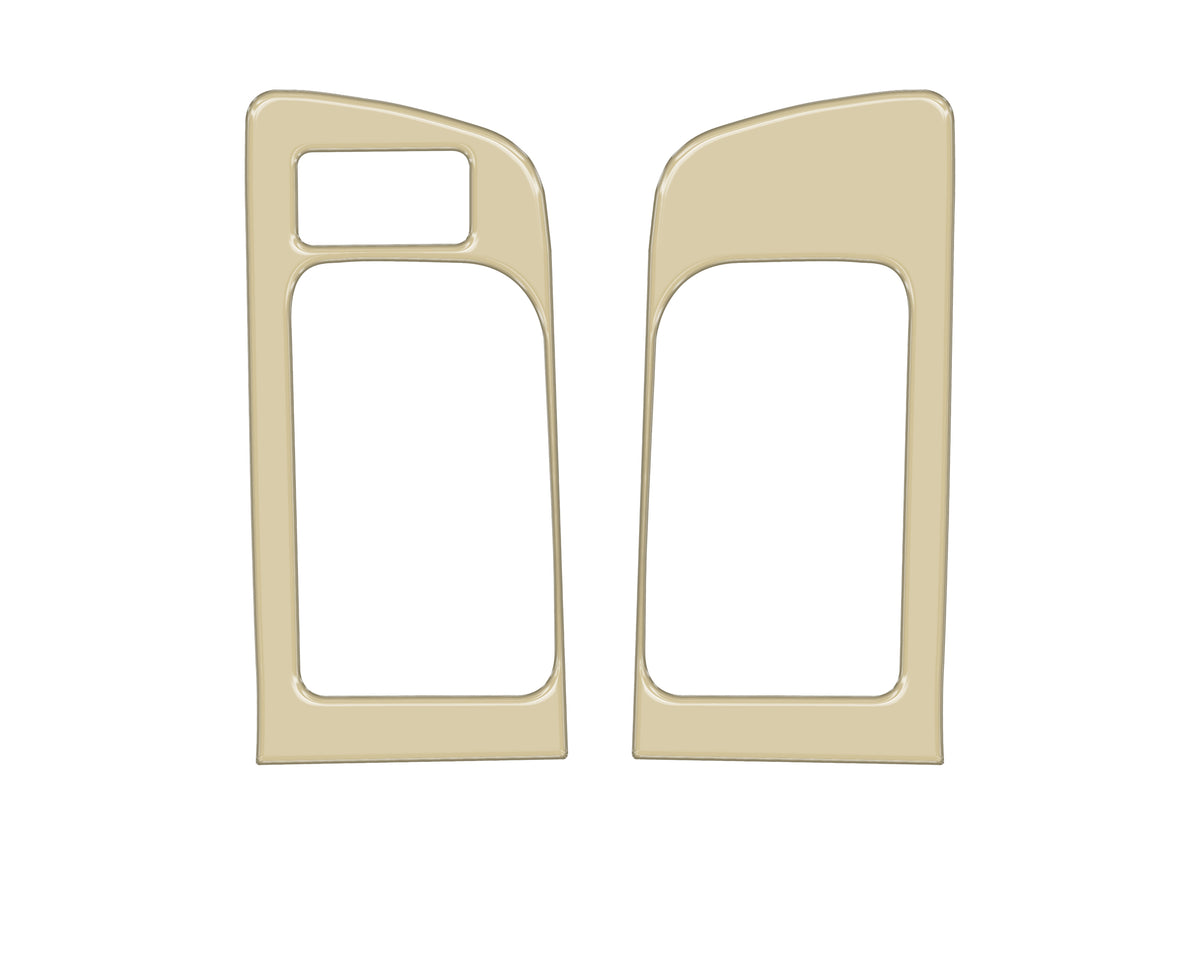 Front Door Handle Trim w/Memory Seat Control Accent Trim Fits 2014-2021 Toyota Tundra Front Doors Only w/Memory Seats *OE Color - Quicksand Tan