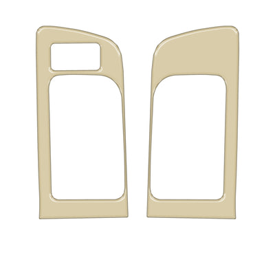 Front Door Handle Trim w/Memory Seat Control Accent Trim Fits 2014-2021 Toyota Tundra Front Doors Only w/Memory Seats *OE Color - Quicksand Tan