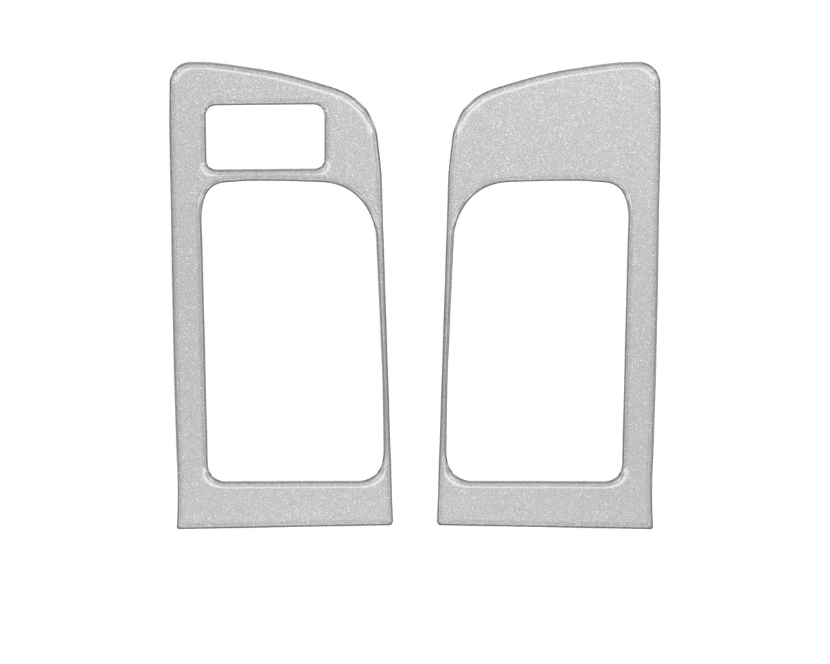 Front Door Handle Trim w/Memory Seat Control Accent Trim Fits 2014-2021 Toyota Tundra Front Doors Only w/Memory Seats *OE Color - Silver Sky Metallic