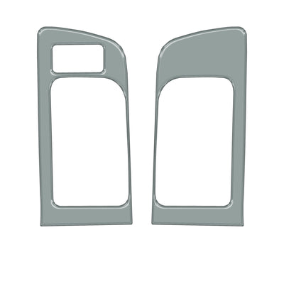 Front Door Handle Trim w/Memory Seat Control Accent Trim Fits 2014-2021 Toyota Tundra Front Doors Only w/Memory Seats *OE Color - Lunar Rock