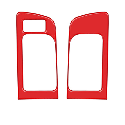 Front Door Handle Trim w/Memory Seat Control Accent Trim Fits 2014-2021 Toyota Tundra Front Doors Only w/Memory Seats *OE Color - Gloss TRD Red