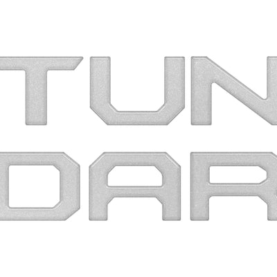 Grille Letter Inserts Fits 2022-2022 Toyota Tundra *OE Color - Celestial Silver Metallic