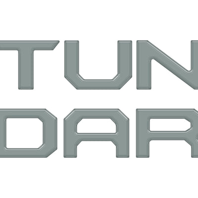 Grille Letter Inserts Fits 2022-2022 Toyota Tundra *OE Color - Lunar Rock