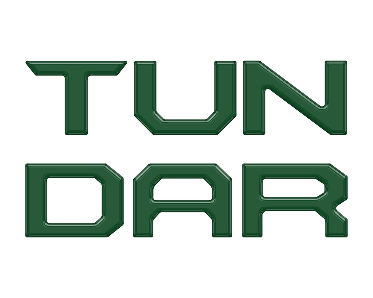 Grille Letter Inserts Fits 2022-2022 Toyota Tundra *OE Color - Army Green