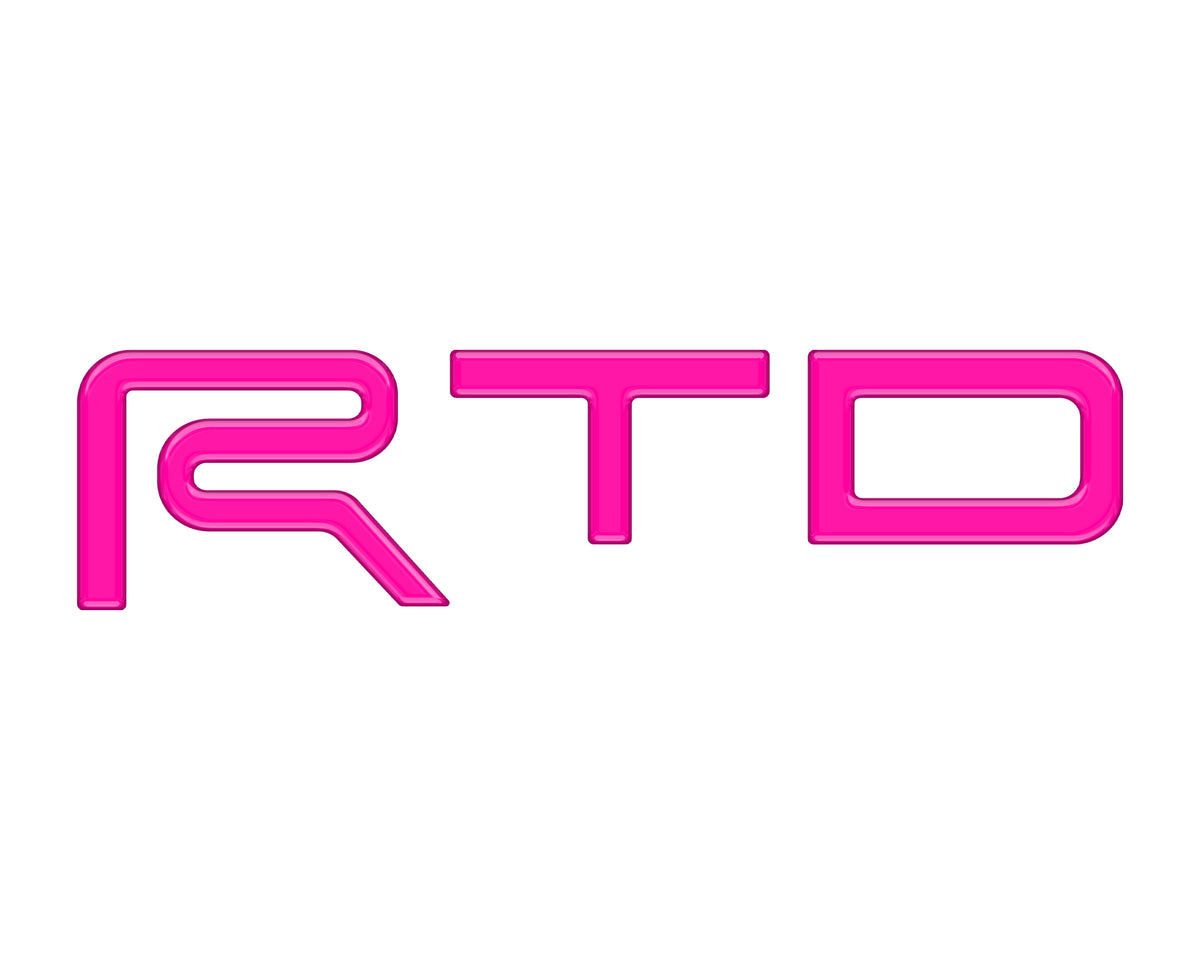 TRD Grille Letter Inserts Fits 2022-2022 Toyota Tundra Hot Pink