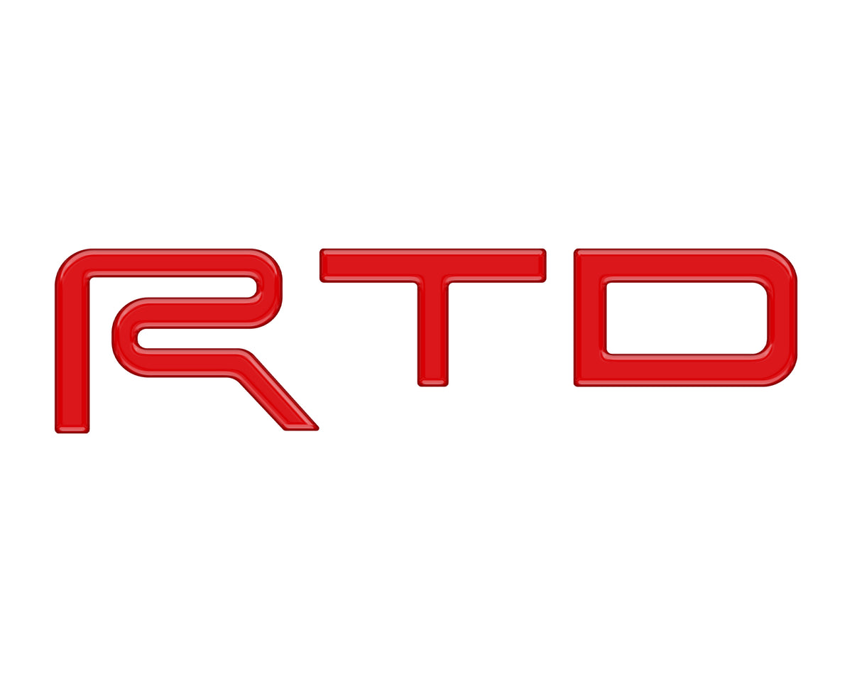 TRD Grille Letter Inserts Fits 2022-2022 Toyota Tundra *OE Color - TRD Red