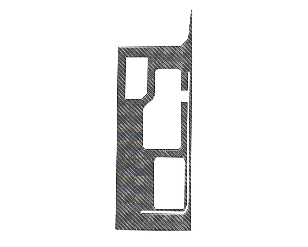 Center Console Overlays Fits 2022-2022 Toyota Tundra 2 Wheel Drive Real Carbon Fiber(Domed)