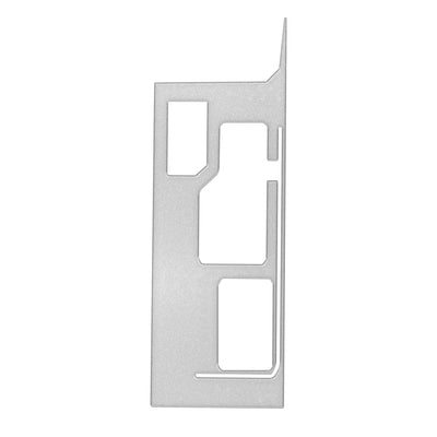 Center Console Overlays Fits 2022-2022 Toyota Tundra 2 Wheel Drive *OE Color - Celestial Silver Metallic