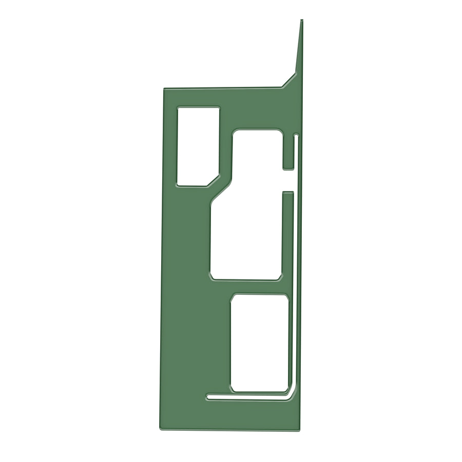 Center Console Overlays Fits 2022-2022 Toyota Tundra 2 Wheel Drive *OE Color - Army Green