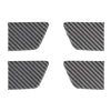 Crew Max 4 Door Handle Pocket Accent Trim Fits 2022-2022 Toyota Tundra CrewMax (4 Piece Kit) Real Carbon Fiber(Domed)