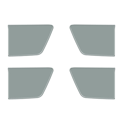 Crew Max 4 Door Handle Pocket Accent Trim Fits 2022-2022 Toyota Tundra CrewMax (4 Piece Kit) *OE Color - Lunar Rock