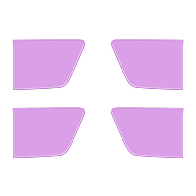 Crew Max 4 Door Handle Pocket Accent Trim Fits 2022-2022 Toyota Tundra CrewMax (4 Piece Kit) Lavender Purple