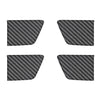 Crew Max 4 Door Handle Pocket Accent Trim Fits 2022-2022 Toyota Tundra CrewMax (4 Piece Kit) Real Carbon Fiber(Raw)