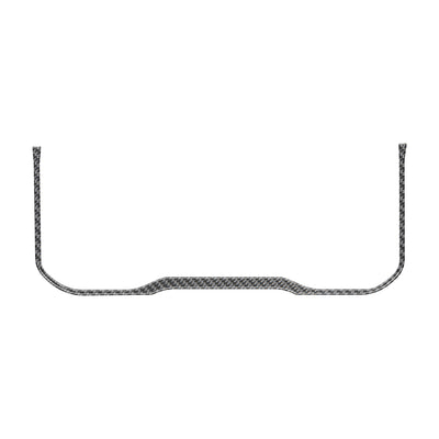 Lower Instrument Gauge Cluster Accent Trim Fits 2022-2022 Toyota Tundra Real Carbon Fiber(Domed)