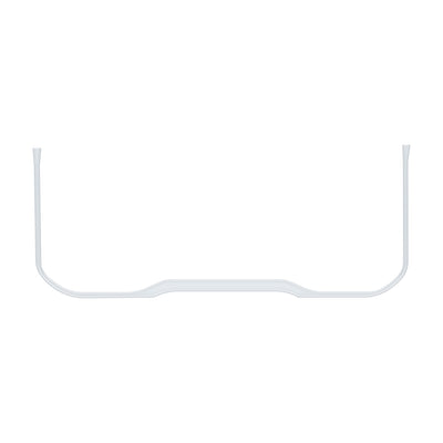 Lower Instrument Gauge Cluster Accent Trim Fits 2022-2022 Toyota Tundra Gloss White